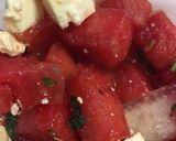 A picture of step 6 of Refreshing Watermelon Feta Salad with Mint.#summerchallenge1.