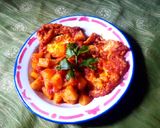 Foto langkah ke 6 dari resep Kentang Balado Telur Berenda.