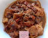 Foto langkah ke 3 dari resep Krengsengan Kerang Tahu.