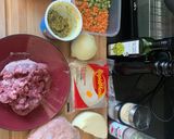 Foto del paso 1 de la receta: Empanadas de hojaldre con jamón, queso y carne 💪🏼😏