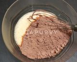 Foto langkah ke 3 dari resep CHOCOLATE CRINKLE COOKIES No Mixer(Cookies Retak).