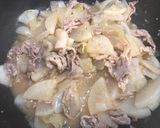 A picture of step 5 of Japanese Miso Daikon Radish with Pork.