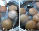 Foto del paso 2 de la receta Huevos Rellenos de Jamón