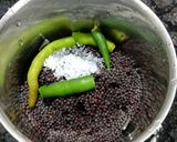 A picture of step 1 of Sorshe Ilish.