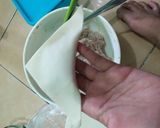 Foto langkah ke 3 dari resep Pangsit Ayam Goreng.