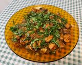 Une image de l'étape 23 de Poulet caramélisé au gingembre, champignons et carottes.