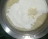 A picture of step 2 of Sooji Cake.