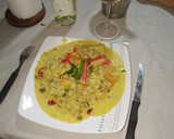 Foto del paso 5 de la receta: Mariscos a la crema parmesana al disco