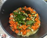 A picture of step 1 of Minestrone.