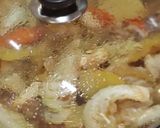 Foto langkah ke 5 dari resep 간장 닭갈비 Ganjang Dakgalbi (Tumis Ayam Kecap ala Korea) - kids friendly.