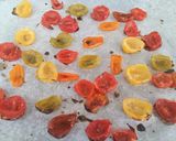 A picture of step 1 of Pasta shells with roasted rainbow tomatoes.