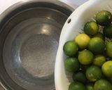 Hình bước làm 1 của món Mứt tắc chua ngọt đường vàng