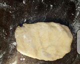 A picture of step 1 of Labenese shawarma bread.
