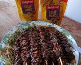 Foto langkah ke 7 dari resep Sate Jamur Tiram Bumbu Kecap.