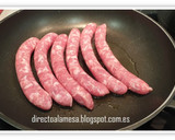 Foto del paso 1 de la receta: Salchichas al vino