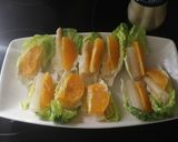 Foto del paso 5 de la receta: Hojas de lechuga con naranja y espárragos