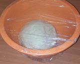 A picture of step 5 of Milk Pan Amasado (Chilean Country Bread).