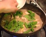 A picture of step 5 of Thai green chicken curry (gaeng kiaw wan gai).