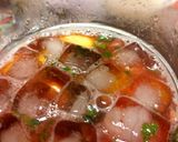 A picture of step 4 of Strawberry mint margarita.