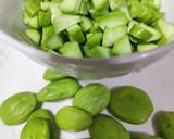 Fried Ladies finger with Sambal petai recipe step 2 photo