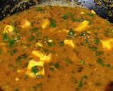 A picture of step 4 of Kadhai paneer.