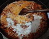 Foto del paso 8 de la receta: Espaguetis con pollo y ensalada con croutones