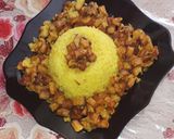 صورة لخطوة 4 من وصفة ارز مع بطاطا مقلية بالصلصة ولا أروع 🥘🥘🥘