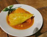 Vegetáriánus töltött paprika recept fázis 8 fotója