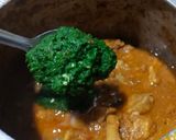 A picture of step 4 of Palak Chicken.