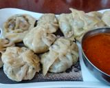 A picture of step 5 of Veg Momo.