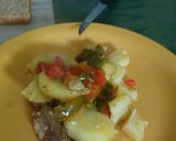 Foto del paso 5 de la receta: Costeletas de cerdo con papas y verduras