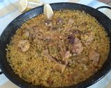 A picture of step 15 of Rabbit Paella.