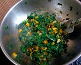 A picture of step 4 of Moringa Leaves and Potato Subzi.