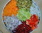 A picture of step 2 of Sprouted moong dal mix salad.