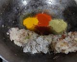 A picture of step 1 of Masala misal.