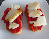 Foto del paso 4 de la receta: Tostas de bacalao y pimientos