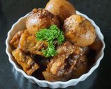 Foto langkah ke 6 dari resep Semur Tahu Kentang Telur Ayam.