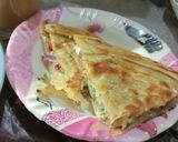 A picture of step 8 of Double Decker Cheese Anda Paratha 🧀🍳.