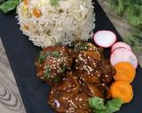 A picture of step 5 of Sesame saucy chicken.