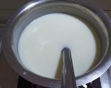 A picture of step 2 of Chocolate ice cream(with GMS and CMC powder).