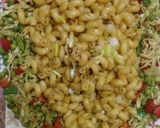 A picture of step 13 of Rainbow Macroni Party Platter.