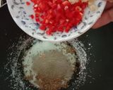 A picture of step 2 of Sooji Besan cutlet.