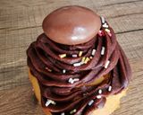 Une image de l'étape 5 de Cupcake de Pâques avec ganache au chocolat.
