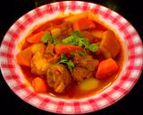 Hình bước làm 7 của món Đuôi Heo Hầm Kiểu Bò Kho