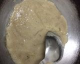 A picture of step 2 of Banana semolina sheera.
