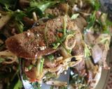 รูปขั้นตอนการทำที่ 3 ของ ลาบหมูย่าง(ใส่มะม่วง)