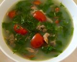 Hình bước làm 10 của món Canh trai nấu lá lốt xương xông