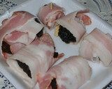 Foto del paso 6 de la receta: Ciruelas envueltas en panceta rellenas