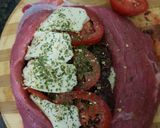 Foto del paso 3 de la receta: Peceto relleno con morcilla, tomate y queso!