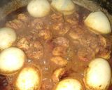 A picture of step 2 of Prawn egg curry Chennai style.